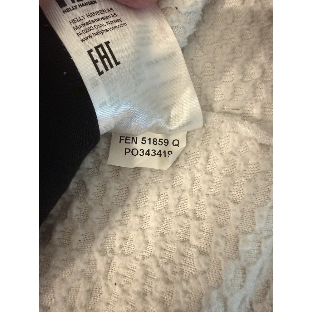 Helly Hansen Women's Cream Lyra full zip Fleece Sz XL - Picture 4 of 9